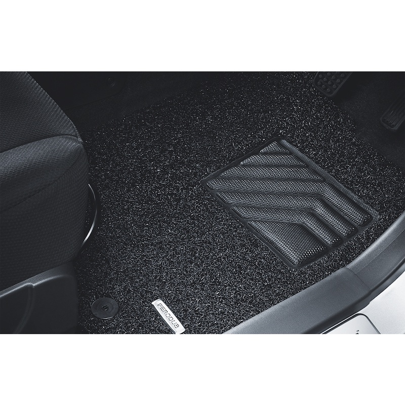1set/pc Perodua Axia Custom Made Black Coil Mat Floor Mat Anti Non Slip