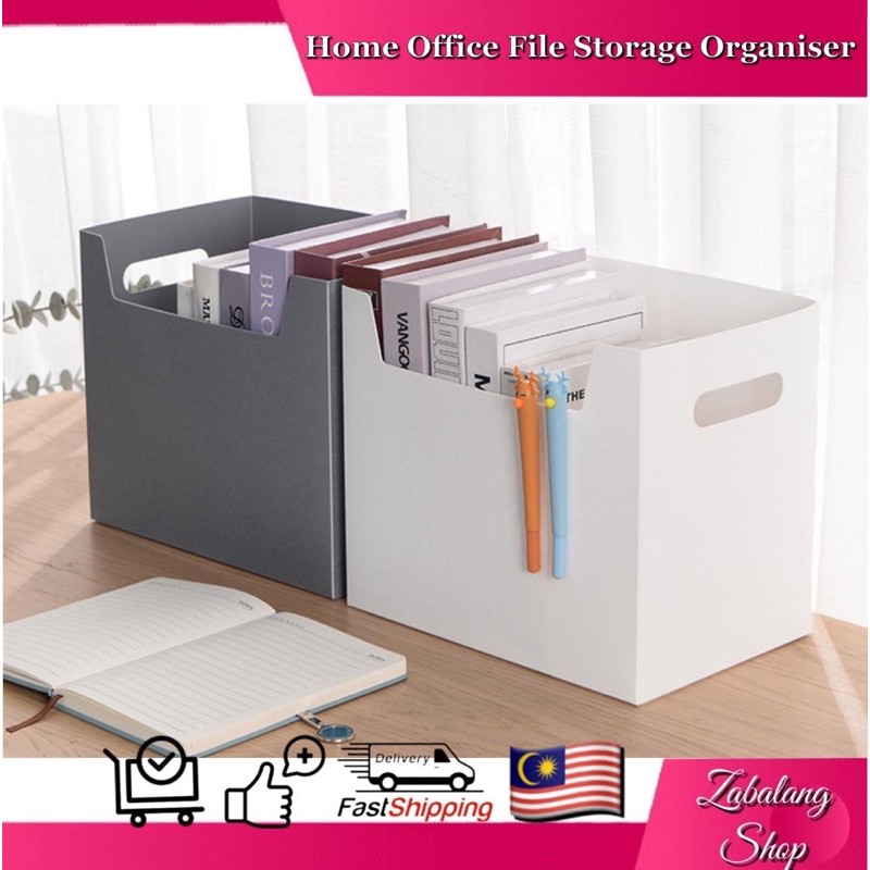 Zabaso Home Office File Storage Box Books File Box Paper Holders Office