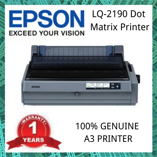 Epson LQ2190 Dot Matrix Printer Shopee Malaysia