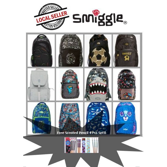 smiggle boys bag