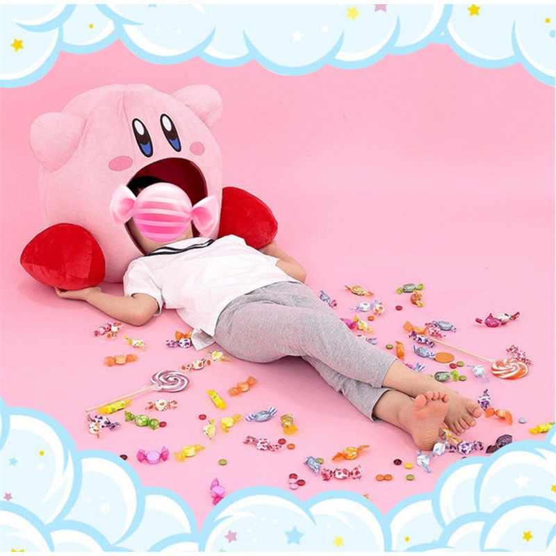 Kirby Headgear Pillow Nap pillow Cartoon Plush Toys baby product gift