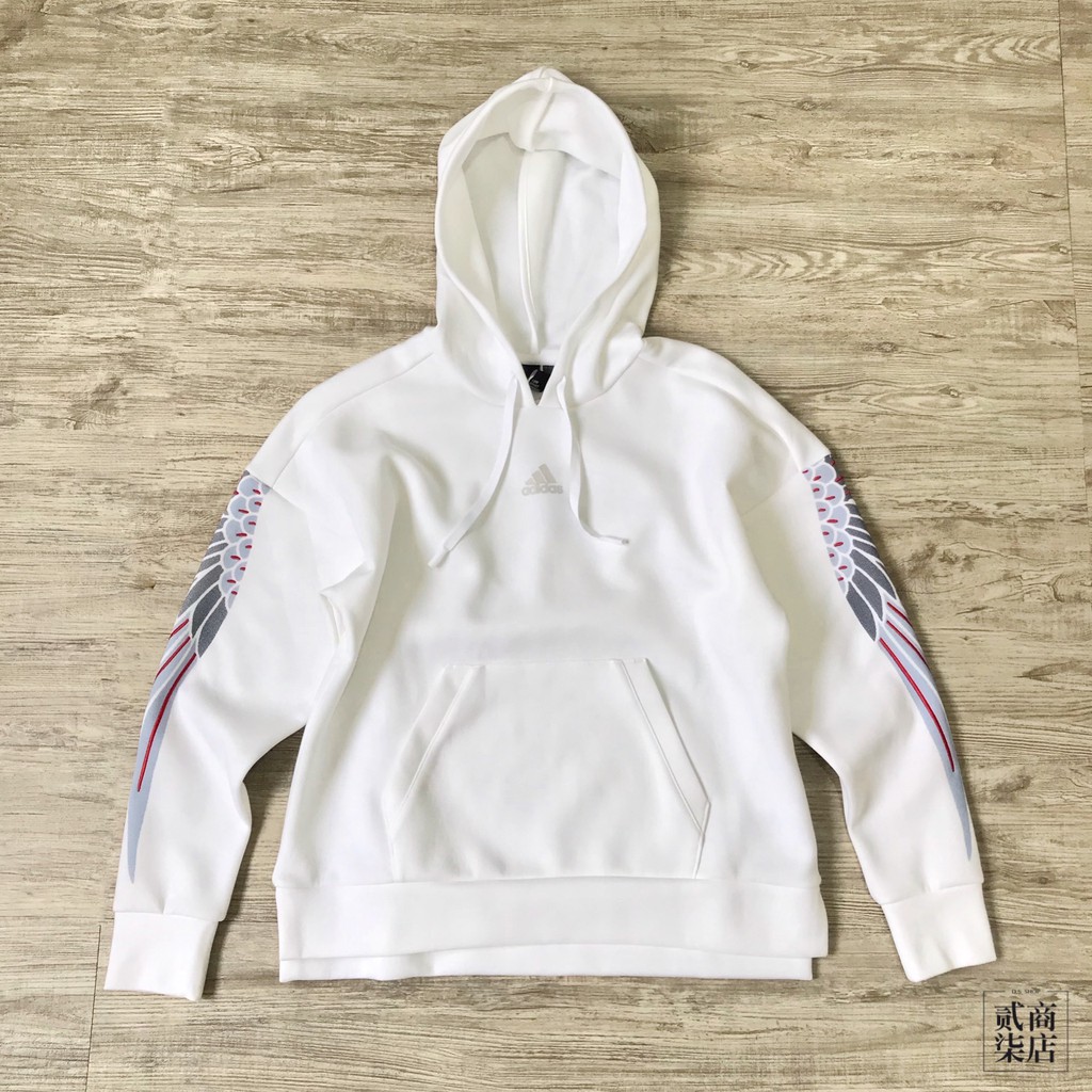 adidas hoodie women white