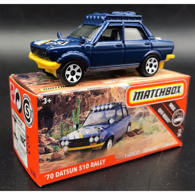 matchbox 70 datsun 510 rally