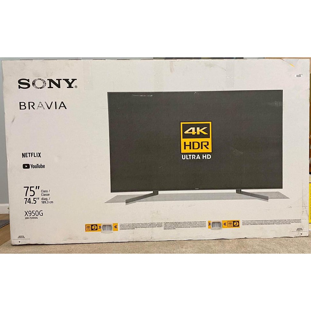 Sony 75 Inch 4k Ultra Hdr Android Full Array Led Tv Shopee Malaysia