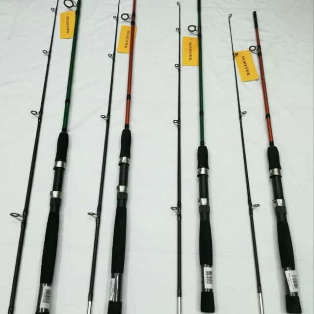 SEAHAWK TWIN PRO II SOLID SPINNING ROD | Shopee Malaysia