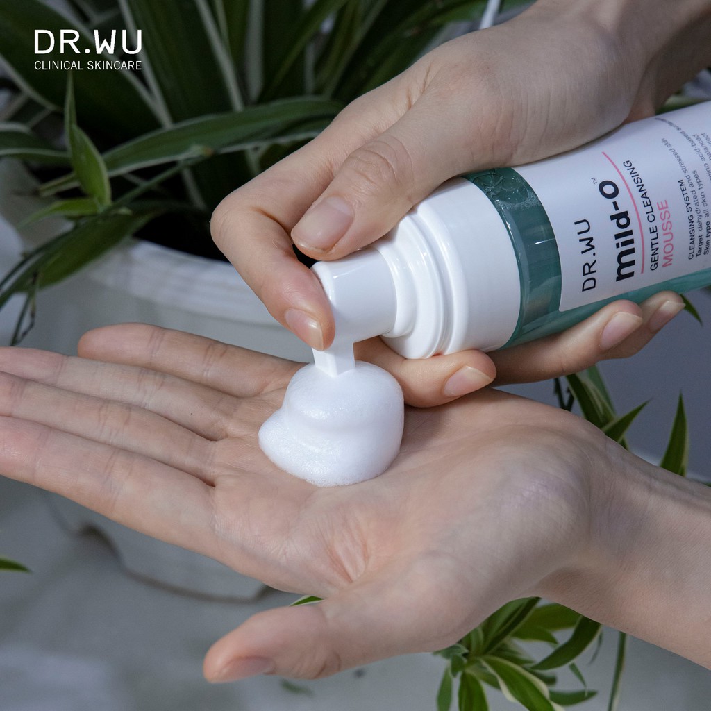 dr wu mild o gentle cleansing mousse
