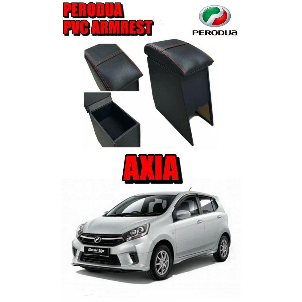 PERODUA AXIA PVC RED LINE ARM REST  Shopee Malaysia