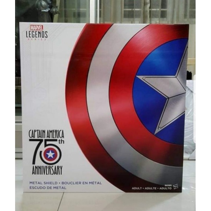 Captain America Shield Marvel Legends 75th Anniversary Lega Avengers Metallo 1:1 - Foto 4