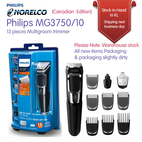 philips multigroom series 3000 cordless with 10 trimming accessories