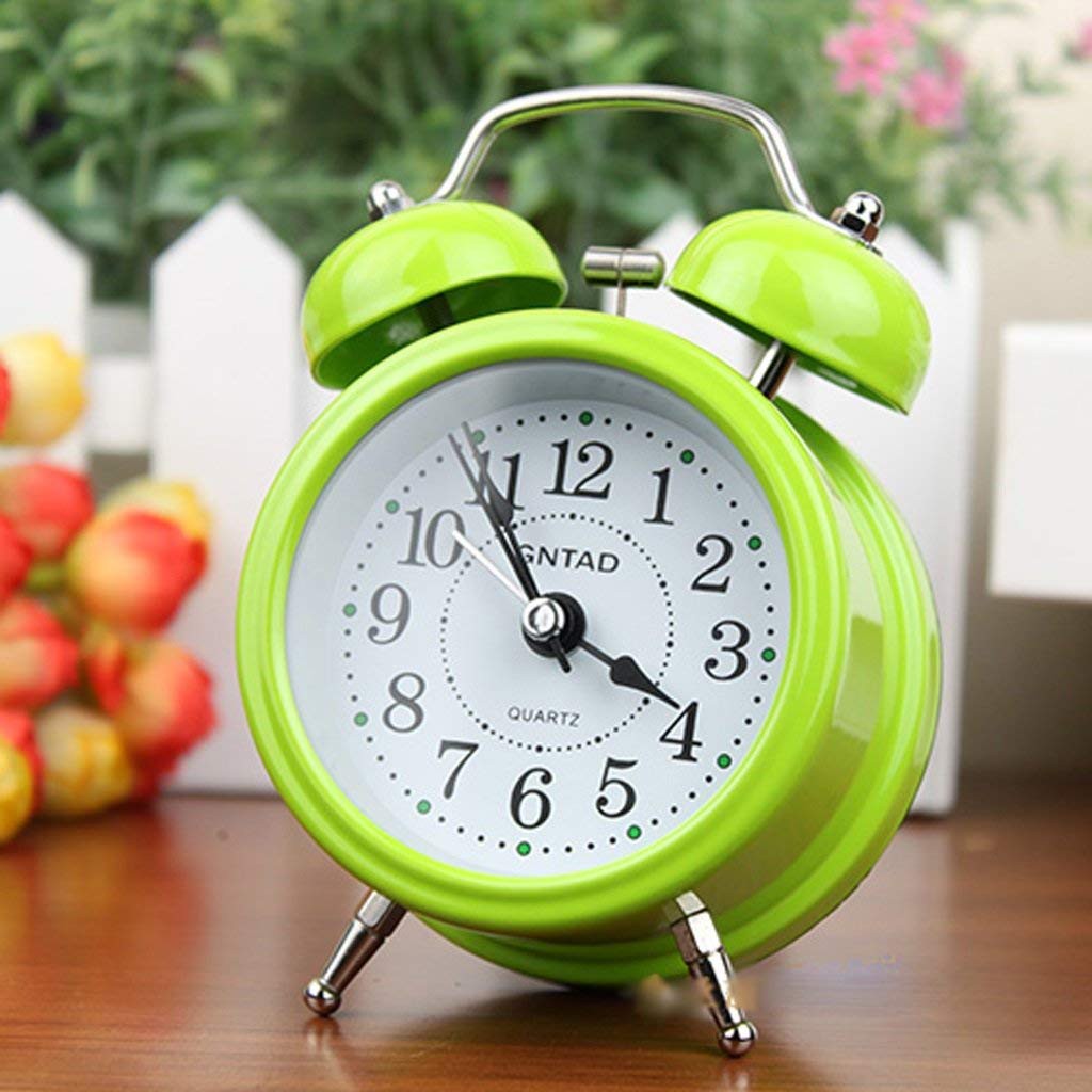 Twin bell vintage quartz alarm clock (Small) Shopee Malaysia