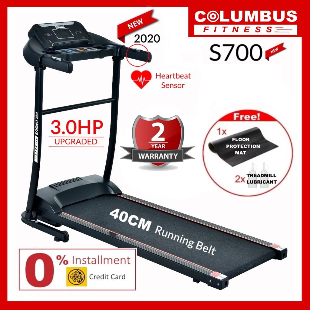 3 0hp Columbus Fitness S700 Motorized Treadmill Running Machine