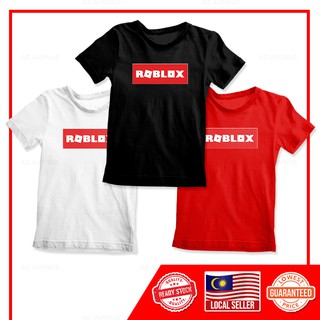 Roblox Game Children Budak Kids Clothes Boy Unisex 3 14 Years Old Short Sleeve T Shirt T Shirt Shirts Rob Kid 0003 Shopee Malaysia - roblox kereta api