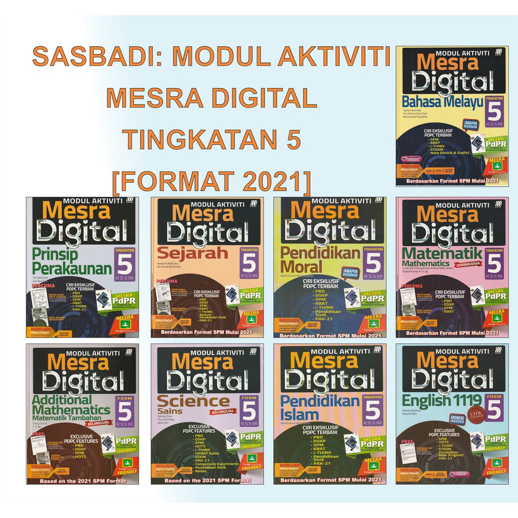 Sasbadi Buku Latihan Modul Aktiviti Mesra Digital Tingkatan 5 2021 Buku Aktiviti 2021 Shopee Malaysia