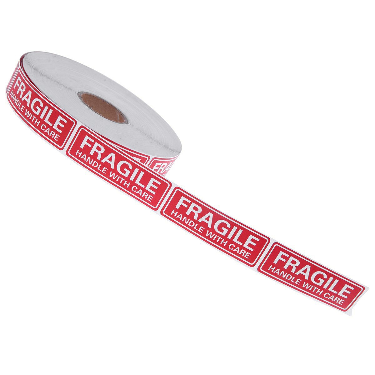 1 Roll 500pcs Fragile Stickers Fragile Handle With Care Labels Shopee Malaysia