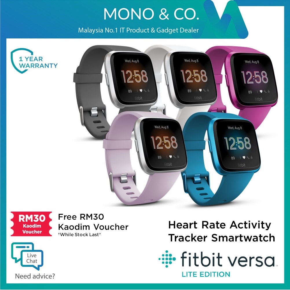fitbit versa lite colors