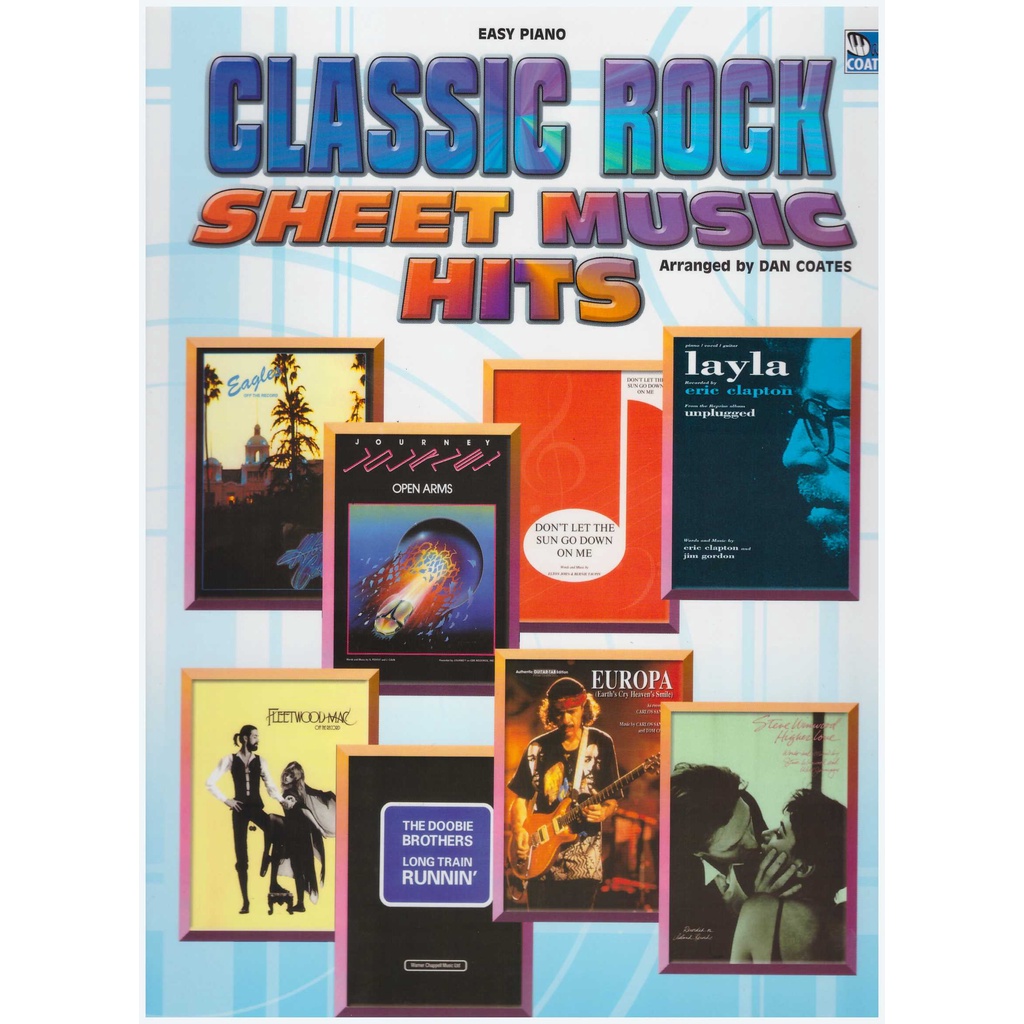 Classic Rock Sheet Music Hits / Easy Piano
