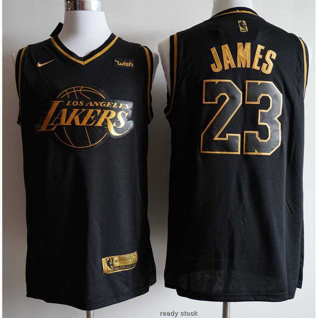 lebron james jersey black and gold