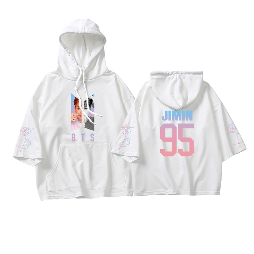 bts love yourself off shoulder hoodie