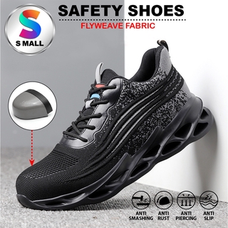 S MALL Safety Shoes Anti-Smashing Steel Toe Cap - 798(Grey/Red/Blue) / 913(Black Red) / 800(Black) / C1108(Black Blue)