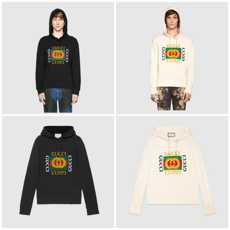 GUCCI | Oversize Sweatshirt With Gucci Logo | Shopee Malaysia