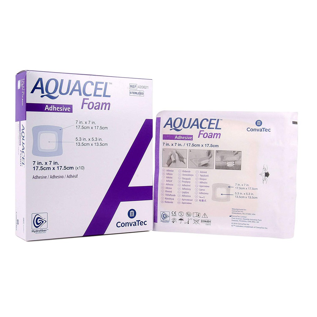 Convatec Aquacel Foam Adhesive 10cm x 10cm 10's 420680 Shopee Malaysia