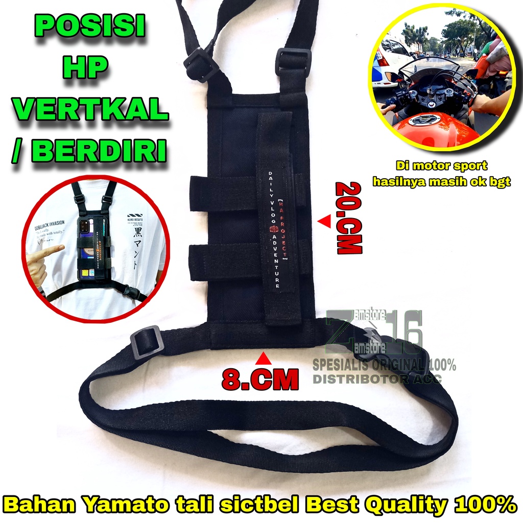 Chest Belt HP Vertical Chest holder / Standing REELS TOKTOK yt ...