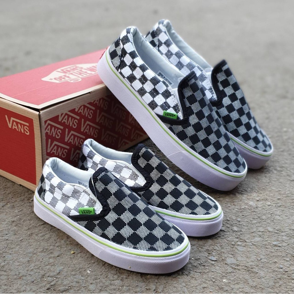 Vans Slip On Vancii X Checkerboard Size 26 - 43 Children's Couple Shoes And  Adult Slop Vans | Shopee Malaysia
