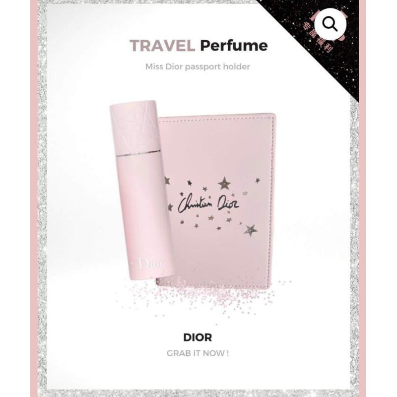 Christian Dior Passport Holder