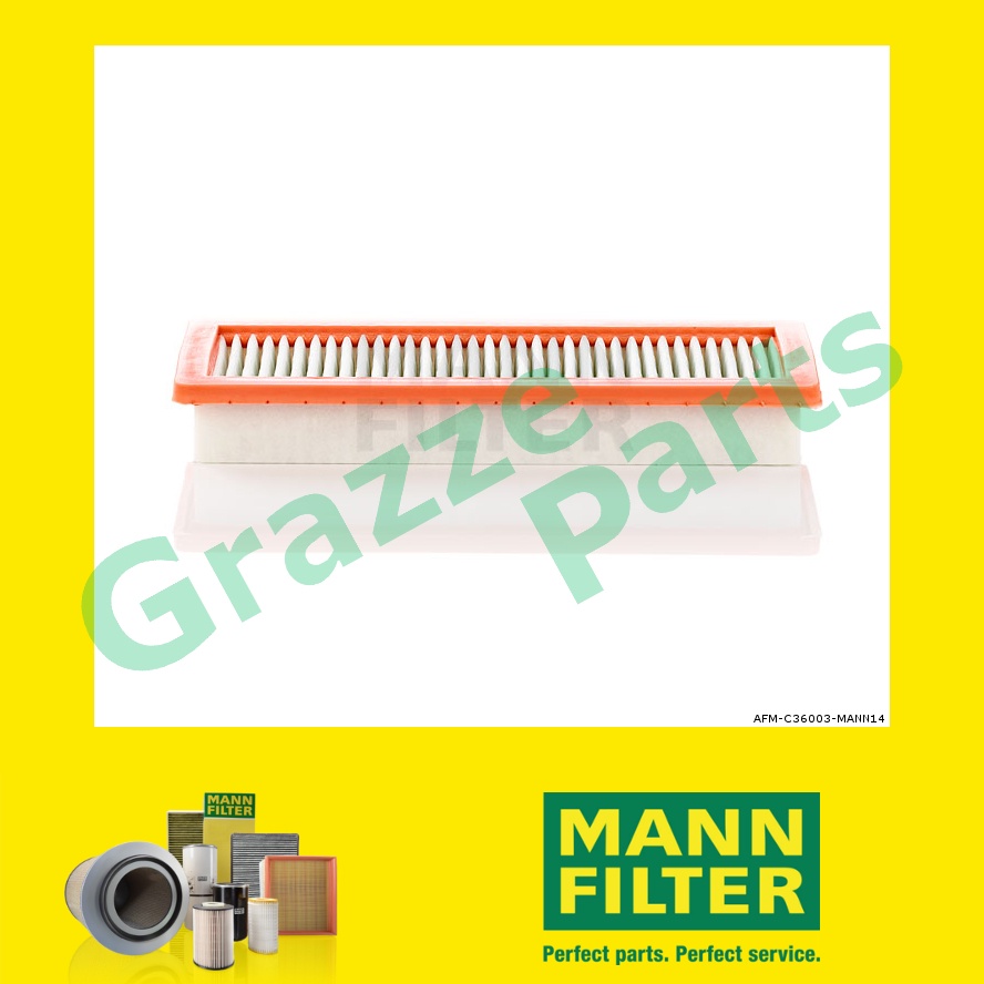 100% Original Mann Engine Air Filter C36003 C 36 003 LX2033 LX3699 DS Cars DS3 1.6 16V Racing Turbo THP 165 16V 150 208