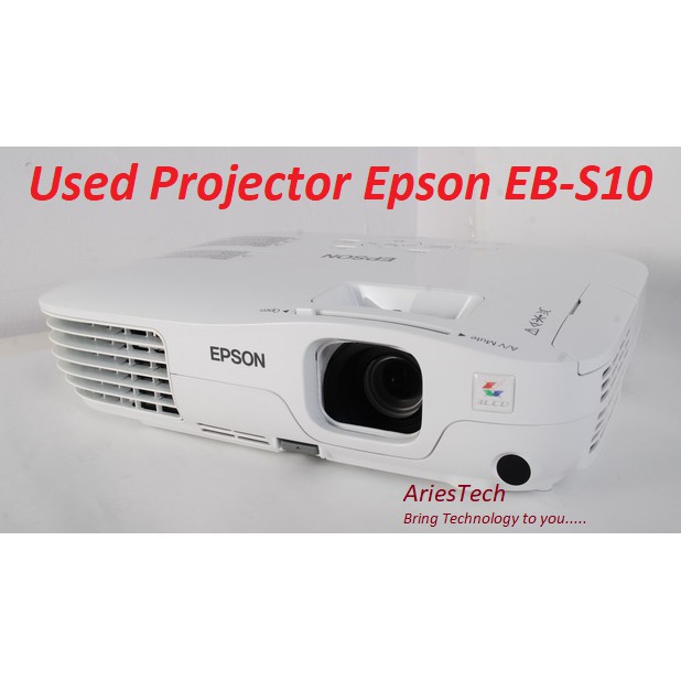 Used Projector Epson EBS10 LCD Projector 2600 Lumens SVGA