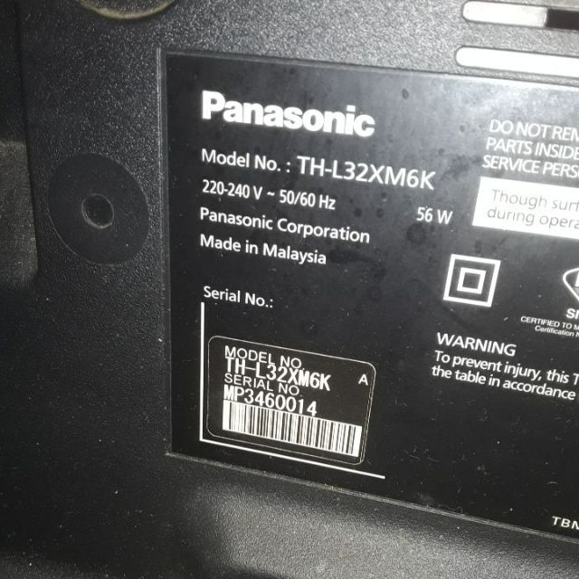 Panasonic tv THL32XM6K BACKLIGHT INVERTER BOARD