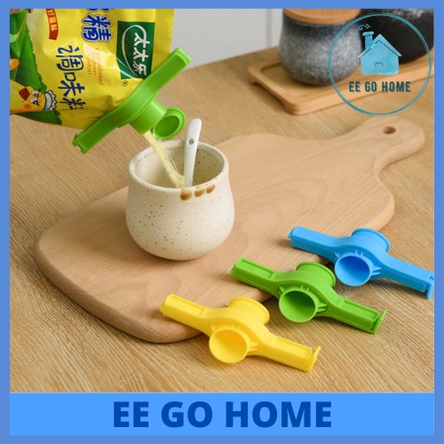 Reuseable Mini Food Storage Sealing Clip With Nozzle Fresh Keeping Kitchen Gadgets Sealer Food Milk Powder