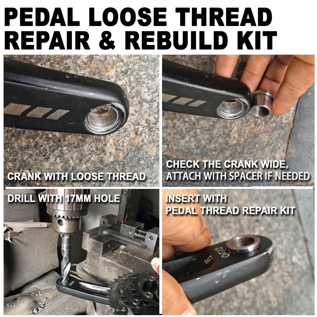 loose pedal crank