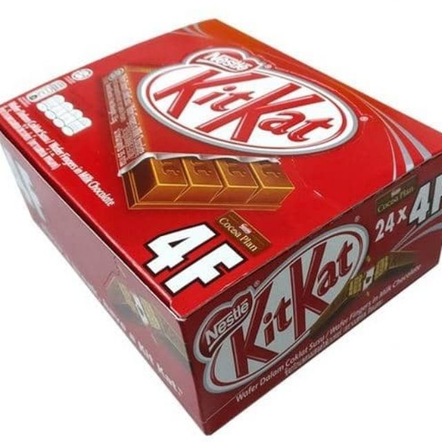 Nestle Kitkat Chocolate Alufoil 4F 24x35g Shopee Malaysia