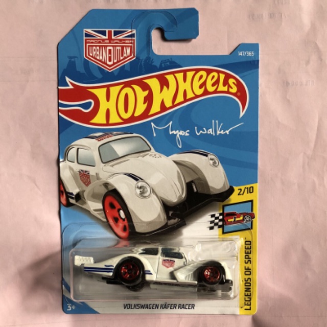 hot wheels volkswagen kafer racer white