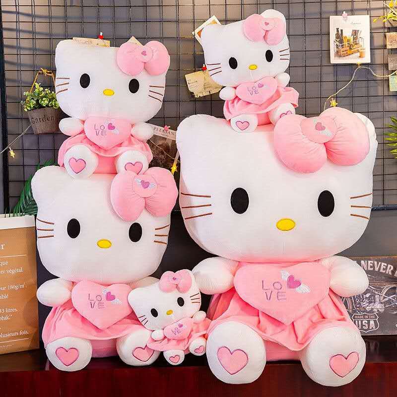 Hello Kitty Doll Plush Toys Cute Doll Anak Patung Hello Kitty公仔毛绒抱枕玩偶 Shopee Malaysia