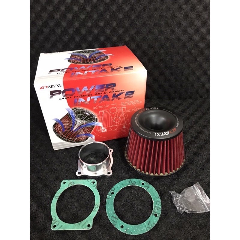 Apexi Car Power Intake Air Filter Dual Funnel Air Cleaner ( 75mm / 3 Inch ) Shopee Malaysia