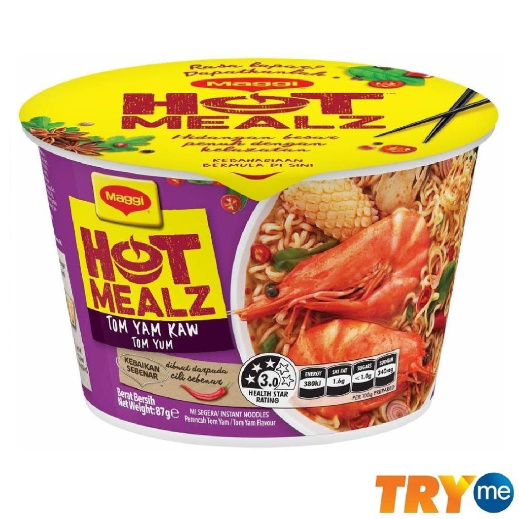 MAGGI Hot Mealz Tom Yam Kaw (91g) | Shopee Malaysia