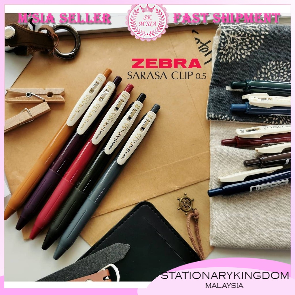 ZEBRA Sarasa Clip Vintage Series 0.5mm Get Pen Japan Imported High Quality Gel Pen Vintage Colour