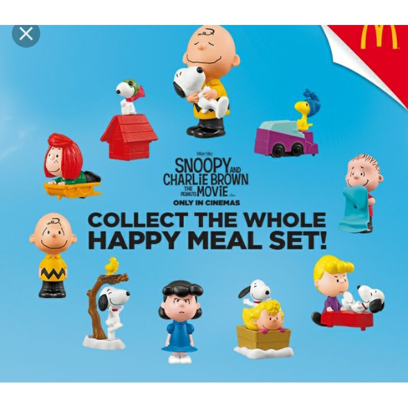 Snoopy Peanut McDonald's Happy Meal Toys Shopee Malaysia