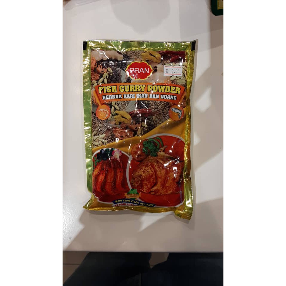 Pran Fish Curry Powder 125g Shopee Malaysia