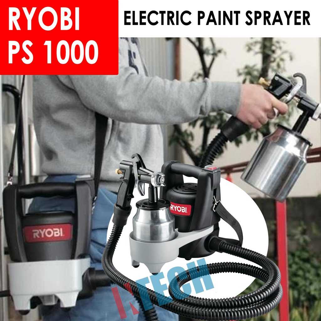 RYOBI PS1000 ELECTRIC HVLP PAINT SPRAYER (PAINT GUN) Shopee Malaysia