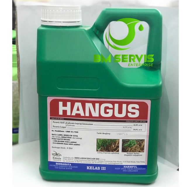 Herbicide / Racun Rumpai Hangus (4L) | Shopee Malaysia