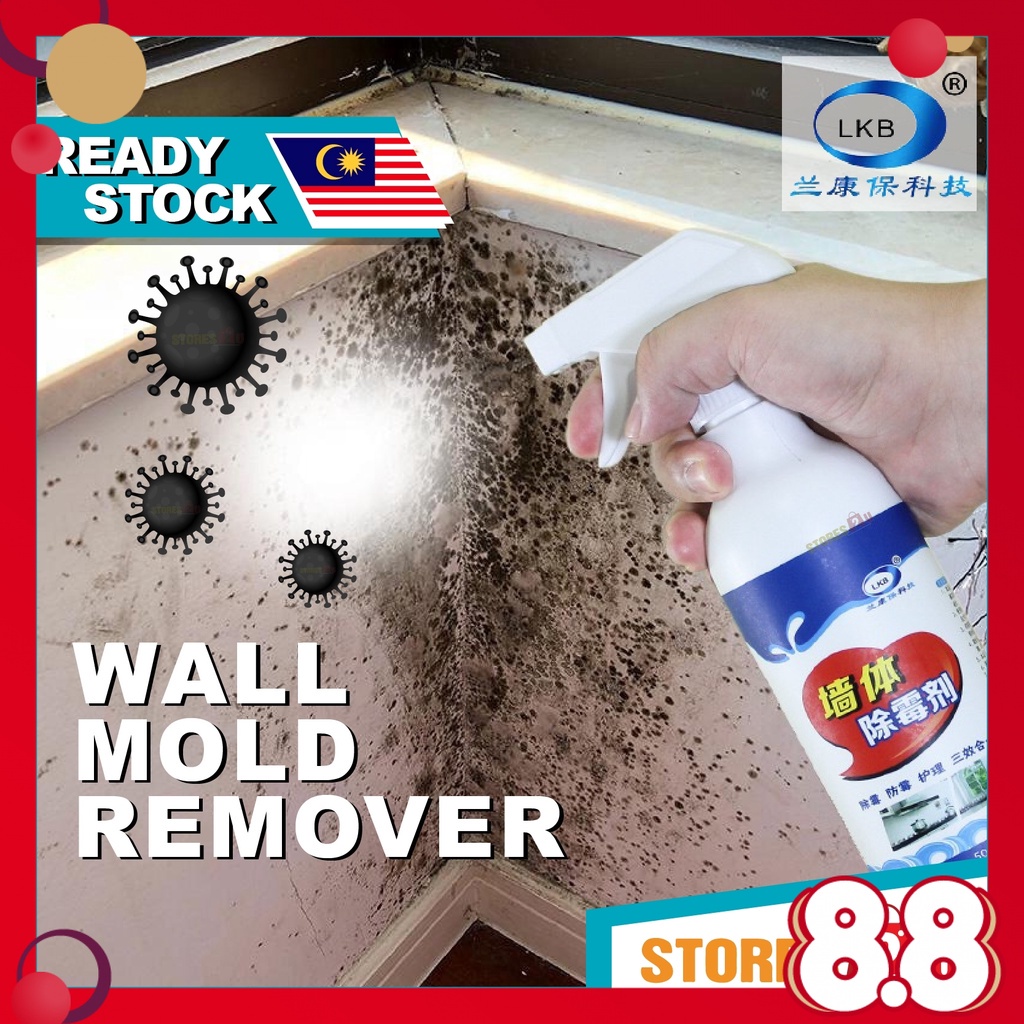 LKB Wall Mold Remover (500ml) Spray Mildew Spot Removal Cleaner