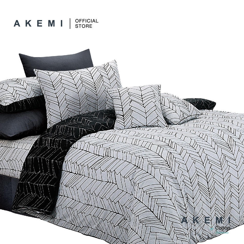 Cadar Queen & King Set Cadar Beedsheet Set AKEMI COTTON ENCLAVE FITTED SHEET SET 480TC Shopee