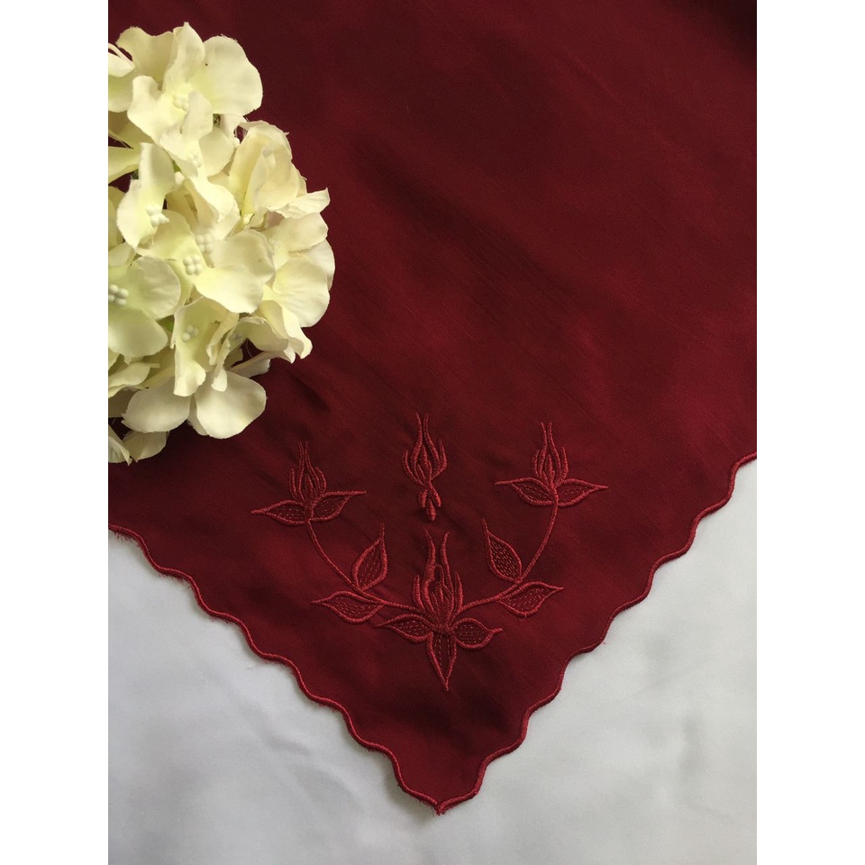 benang hijau instant shawl