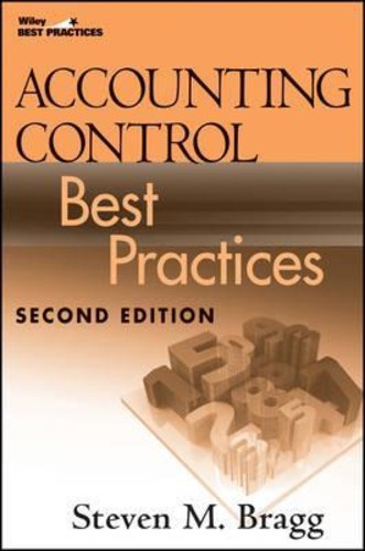 Accounting Control Best Practices by Steven M. Bragg (US edition, hardcover)