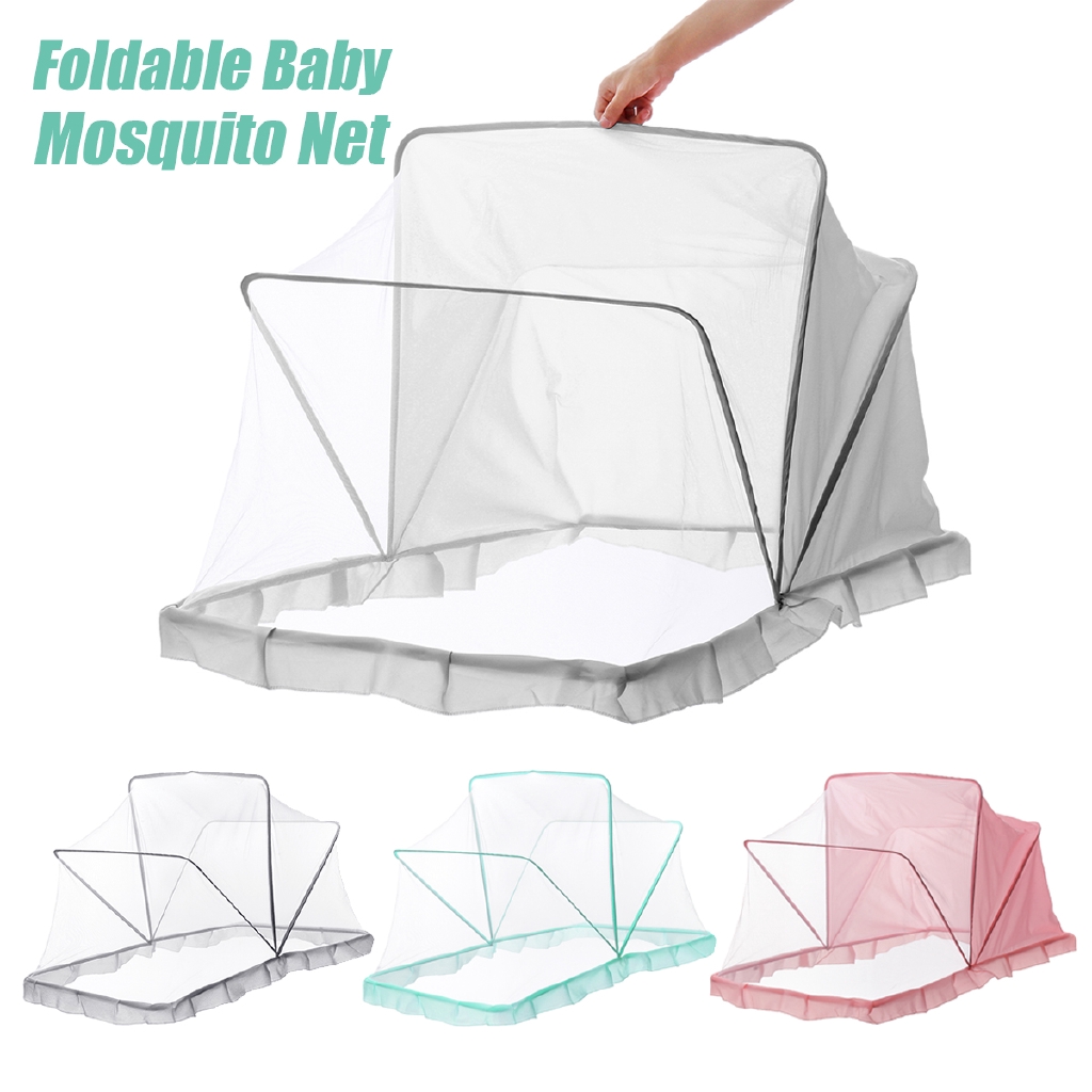 Folding Mosquito Insect Tent Child Baby Bed Crib Sleeping Cover