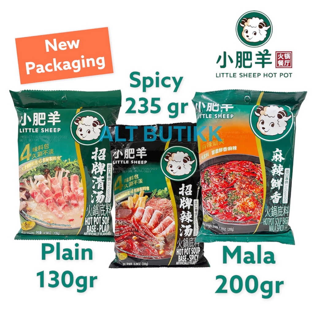 Little SHEEP HOT POT Shabu SHABU BASE With HERBAL Speed Speeds