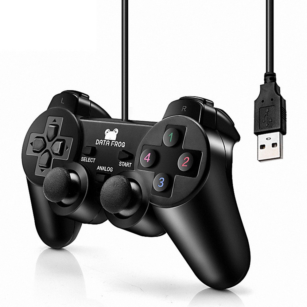 Wired Vibration Gamepad Pc Usb Controller Joystick Ps2 Game Handle